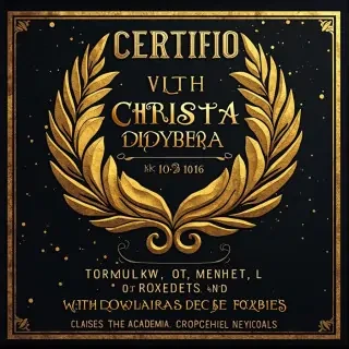 Quiero generar un flyer para invitar a la gente que se certifique como mentor espiritual y financiero por medio de la Academia y Editorial Cristo para las Naciones, las clases se darán muy pronto en septiembre, con colores dorado y negro