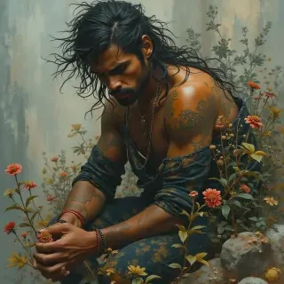 Una persona orinando